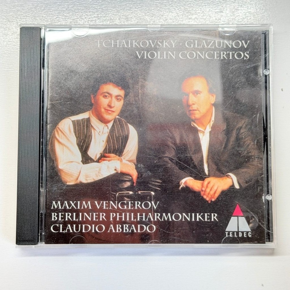 Tchaikovsky Glazunov Violin Concertos CD Vengerov Abbado Teldec 1995 4509908812